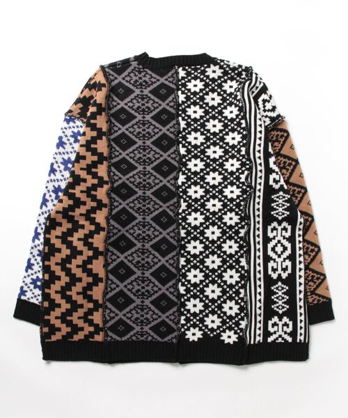 チャイハネ（チャイハネ）の「【チャイハネ】ウムトMEN'Sニットプルオーバー（ニット/セーター・メンズ・ブラック/オレンジ/グリーン・FREE）」の5枚目の写真