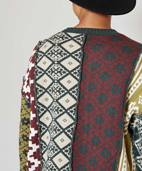 チャイハネ（チャイハネ）の「【チャイハネ】ウムトMEN'Sニットプルオーバー（ニット/セーター・メンズ・ブラック/オレンジ/グリーン・FREE）」の20枚目の写真