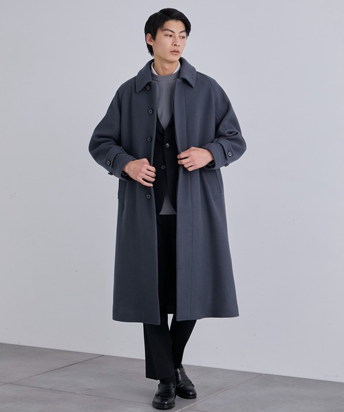 【カーキ/L】UNITED ARROWS 撥水ステンカラーコート UNITED ARROWS LTD. OUTLET｜ナイロンオックス ステンカラー