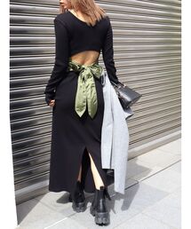 EVRIS | バックリボンロングワンピース(ワンピース)