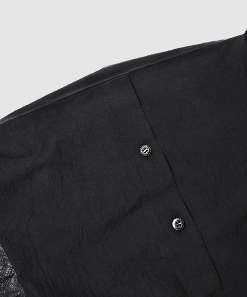 BELPER（ベルパー）の「NOT YET SHIRT（シャツ/ブラウス・レディース・ブラック/ベージュ・1/2）」の4枚目の写真