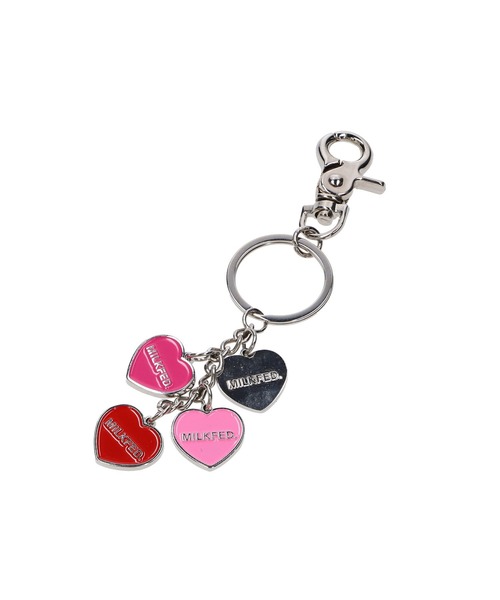 MILKFED.(ミルクフェド)の「HEARTS KEYCHAIN(キーホルダー・レディース・レッド/ブルー/ライトパープル・ONE SIZE)」の3枚目の写真