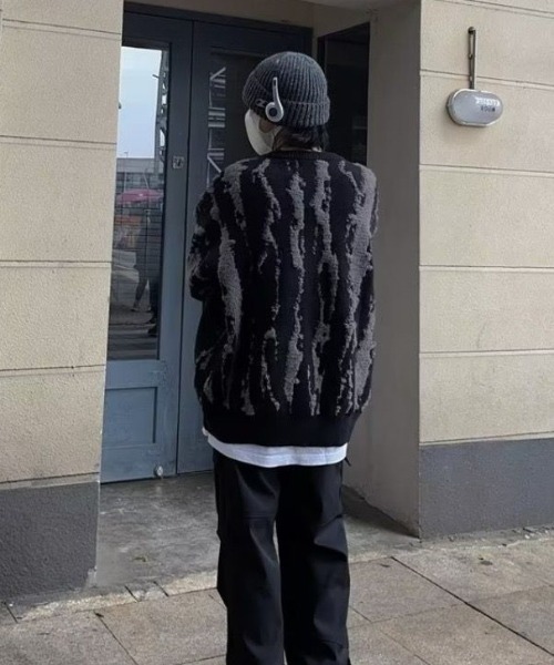 セール】総柄ボアニット（ニット/セーター）｜B.R.U（ブル）の