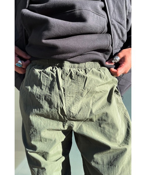 BIG MIKE(ビッグマイク)の「BIG MIKE ビックマイク/ パッカブル アクティブナイロンイージーパンツ ACTIVE NYLON WATER PANTS //// 102337900(その他パンツ・メンズ・カモフラージュ/オリーブ/ブルー系その他/ベージュ/ブラック/グレー・SMALL/X-LARGE/LARGE/MEDIUM)」の17枚目の写真
