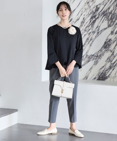 GLOBAL WORK（グローバルワーク）の「スペ軽メタル2WAYBAG/985934（ショルダーバッグ・レディース・アイボリー/ブラック/ベージュ・ONE SIZE）」の7枚目の写真