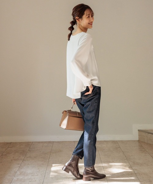 GLOBAL WORK（グローバルワーク）の「スペ軽メタル2WAYBAG/985934（ショルダーバッグ・レディース・アイボリー/ブラック/ベージュ・ONE SIZE）」の13枚目の写真