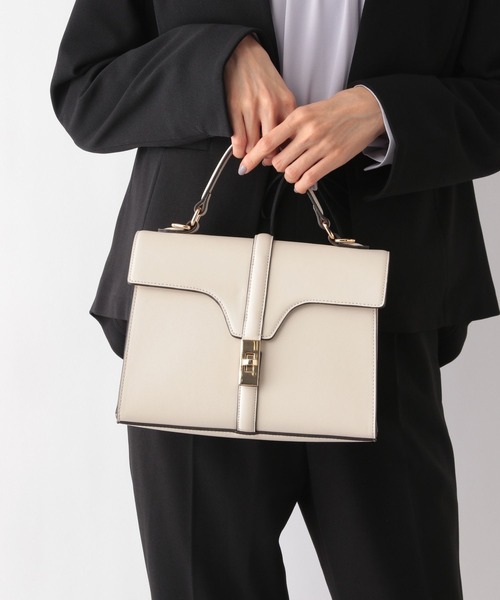 GLOBAL WORK（グローバルワーク）の「スペ軽メタル2WAYBAG/985934（ショルダーバッグ・レディース・アイボリー/ブラック/ベージュ・ONE SIZE）」の17枚目の写真