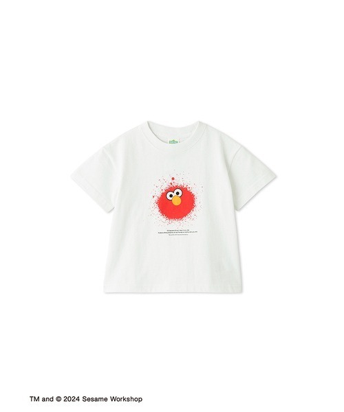 SESAME STREET(セサミストリート)の「【KIDS】 スプレーアートTシャツ(Tシャツ/カットソー・キッズ・レッド/イエロー/ブルー・MEDIUM/X-SMALL)」の4枚目の写真