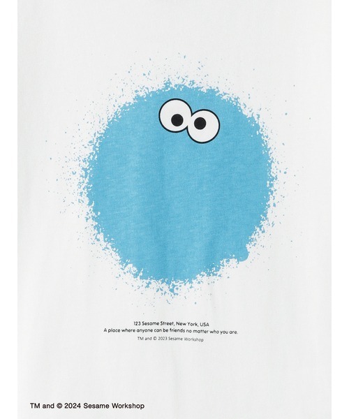 SESAME STREET(セサミストリート)の「【KIDS】 スプレーアートTシャツ(Tシャツ/カットソー・キッズ・レッド/イエロー/ブルー・MEDIUM/X-SMALL)」の7枚目の写真