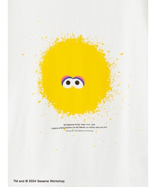 SESAME STREET(セサミストリート)の「【KIDS】 スプレーアートTシャツ(Tシャツ/カットソー・キッズ・レッド/イエロー/ブルー・MEDIUM/X-SMALL)」の9枚目の写真