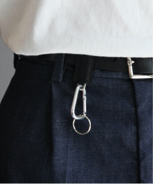 CLIX - SPRING CLIP KEY HOLDER - HERRINGBONE / BEIGE | ED