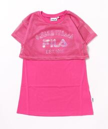 フィラ　ワンピース　ピンク　フレンチ袖　X L フィラ ワンピース ピンク フレンチ袖 X L - メルカリ