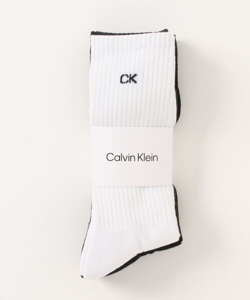 Calvin Klein（カルバン・クライン）の「【3足セット】Calvin Klein メンズ 足底パイル ワンポイント リブソックス 92572201（ソックス/靴下・メンズ・その他1・25-27CM）」の15枚目の写真