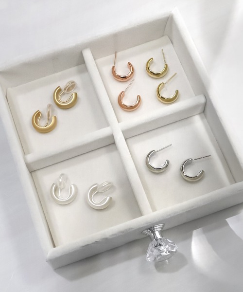blackdia ocean（ブラックダイヤオーシャン）の「blackdia ocean チャビーシーピアス/イヤリング（ピアス（両耳用）・レディース・ピンク系その他/ゴールド系1/ゴールド系その他/シルバー系/シルバー系1/シルバー系その他/シルバー/ゴールド系/ゴールド/ピンク・FREE）」の12枚目の写真