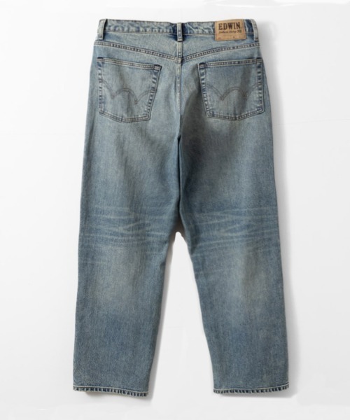 EDWIN(エドウィン)の「EDWIN XV WIDE STRAIGHT DENIM(デニムパンツ・メンズ・ネイビー/ブルー・30inch/32inch/34inch)」の4枚目の写真