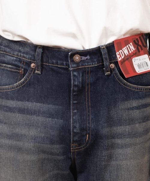 EDWIN(エドウィン)の「EDWIN XV WIDE STRAIGHT DENIM(デニムパンツ・メンズ・ネイビー/ブルー・30inch/32inch/34inch)」の15枚目の写真