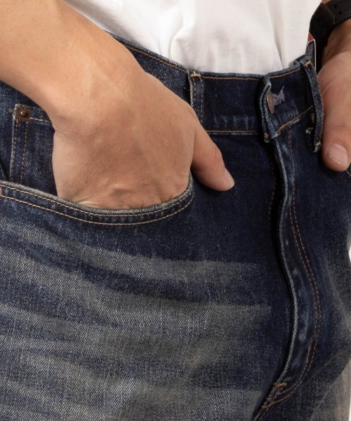 EDWIN(エドウィン)の「EDWIN XV WIDE STRAIGHT DENIM(デニムパンツ・メンズ・ネイビー/ブルー・30inch/32inch/34inch)」の16枚目の写真