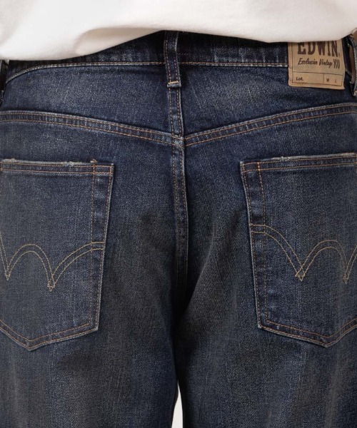 EDWIN(エドウィン)の「EDWIN XV WIDE STRAIGHT DENIM(デニムパンツ・メンズ・ネイビー/ブルー・30inch/32inch/34inch)」の17枚目の写真