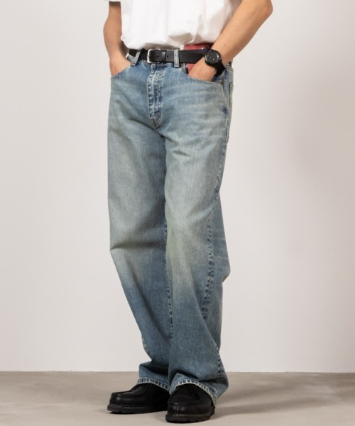 EDWIN(エドウィン)の「EDWIN XV WIDE STRAIGHT DENIM(デニムパンツ・メンズ・ネイビー/ブルー・30inch/32inch/34inch)」の19枚目の写真