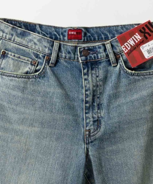 EDWIN(エドウィン)の「EDWIN XV WIDE STRAIGHT DENIM(デニムパンツ・メンズ・ネイビー/ブルー・30inch/32inch/34inch)」の7枚目の写真