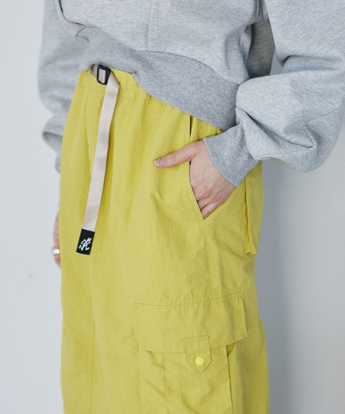 VIS（ビス）の「【GRAMICCI/グラミチ】VIS別注 ナイロンスカート【洗える・撥水】（スカート・レディース・ブラック/ベージュ系その他/イエロー系その他4・FREE）」の5枚目の写真