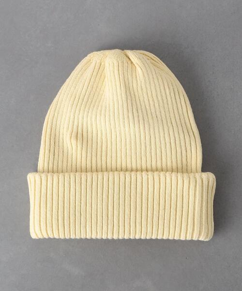 UNITED ARROWS(ユナイテッドアローズ)の「リブ ワッチ キャップ(ニットキャップ/ビーニー・メンズ・モカ/ブラック/ネイビー/ターコイズブルー/イエロー/ライトグレー・FREE)」の6枚目の写真