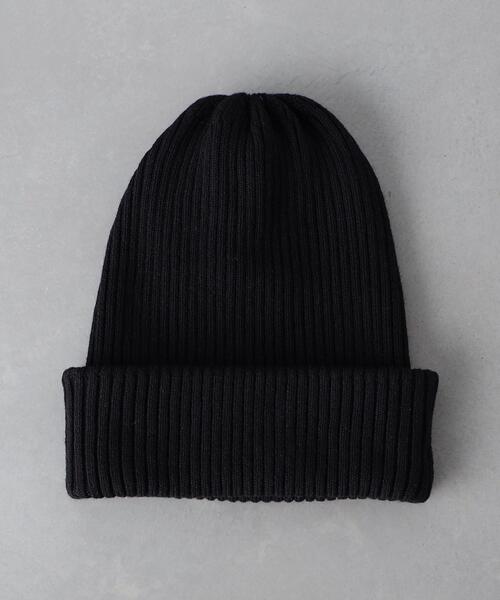 UNITED ARROWS(ユナイテッドアローズ)の「リブ ワッチ キャップ(ニットキャップ/ビーニー・メンズ・モカ/ブラック/ネイビー/ターコイズブルー/イエロー/ライトグレー・FREE)」の1枚目の写真