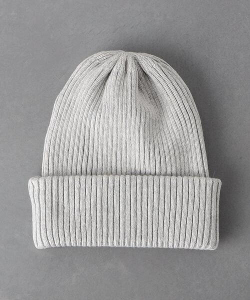 UNITED ARROWS(ユナイテッドアローズ)の「リブ ワッチ キャップ(ニットキャップ/ビーニー・メンズ・モカ/ブラック/ネイビー/ターコイズブルー/イエロー/ライトグレー・FREE)」の7枚目の写真