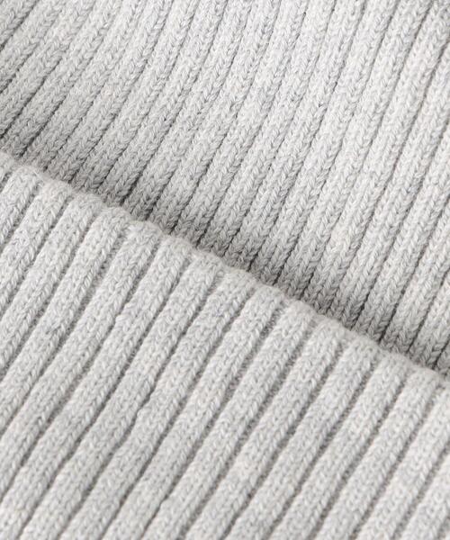 UNITED ARROWS(ユナイテッドアローズ)の「リブ ワッチ キャップ(ニットキャップ/ビーニー・メンズ・モカ/ブラック/ネイビー/ターコイズブルー/イエロー/ライトグレー・FREE)」の9枚目の写真