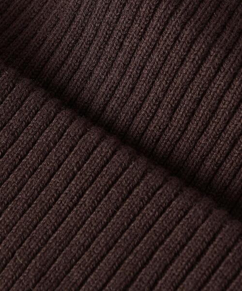 UNITED ARROWS(ユナイテッドアローズ)の「リブ ワッチ キャップ(ニットキャップ/ビーニー・メンズ・モカ/ブラック/ネイビー/ターコイズブルー/イエロー/ライトグレー・FREE)」の13枚目の写真