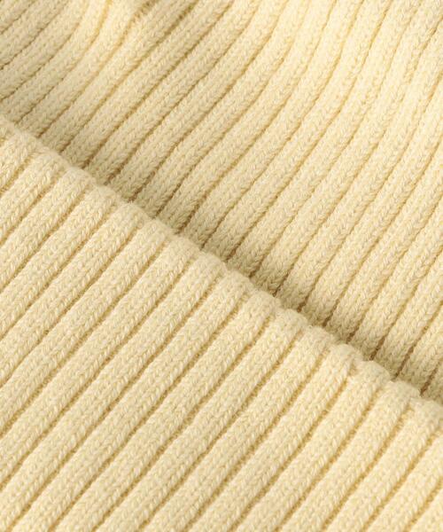 UNITED ARROWS(ユナイテッドアローズ)の「リブ ワッチ キャップ(ニットキャップ/ビーニー・メンズ・モカ/ブラック/ネイビー/ターコイズブルー/イエロー/ライトグレー・FREE)」の15枚目の写真