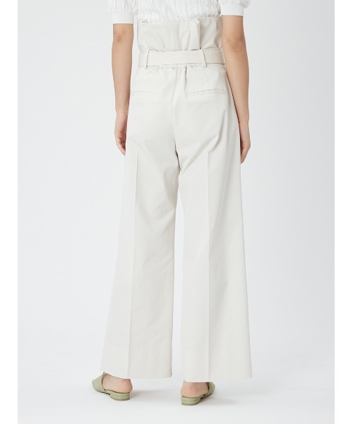 FRAY I.D(フレイアイディー)の「【00サイズあり】ベルト付きハイウエストワイドパンツ(スラックス・レディース・アイボリー/グリーン/ネイビー・1/0/00)」の11枚目の写真