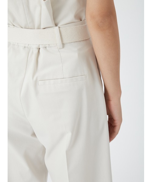 FRAY I.D(フレイアイディー)の「【00サイズあり】ベルト付きハイウエストワイドパンツ(スラックス・レディース・アイボリー/グリーン/ネイビー・1/0/00)」の19枚目の写真