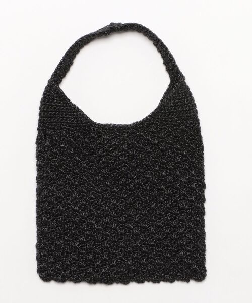 CURI BISCUI(キュリ ビスキュイ)の「メタリックヤーン編み ワンハンドルバッグ(ハンドバッグ・レディース・ブラック/シルバー/ゴールド・FREE)」の9枚目の写真