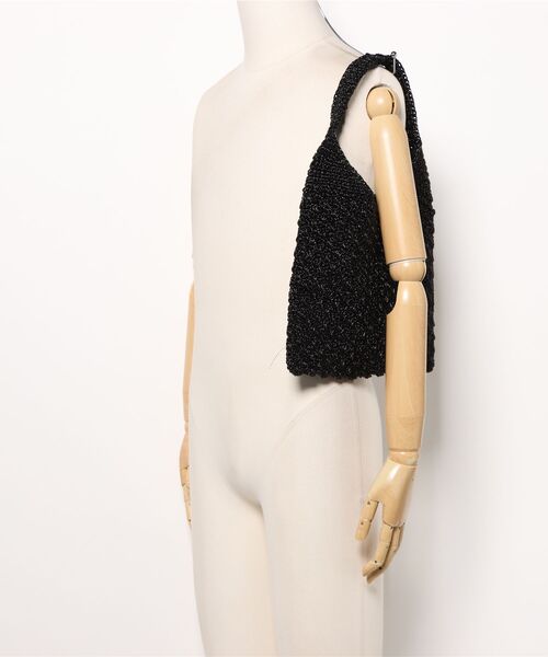 CURI BISCUI(キュリ ビスキュイ)の「メタリックヤーン編み ワンハンドルバッグ(ハンドバッグ・レディース・ブラック/シルバー/ゴールド・FREE)」の12枚目の写真
