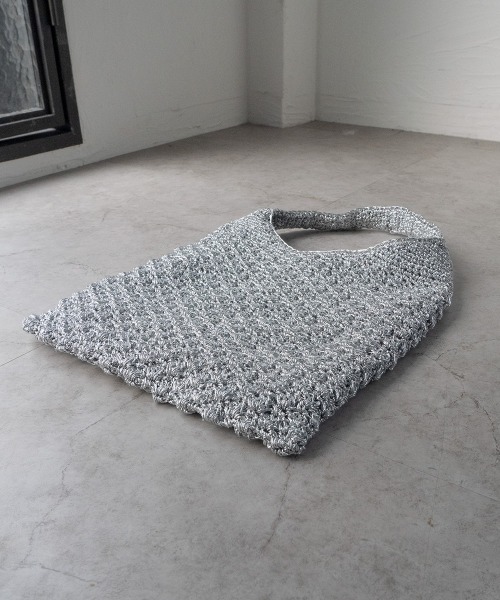 CURI BISCUI(キュリ ビスキュイ)の「メタリックヤーン編み ワンハンドルバッグ(ハンドバッグ・レディース・ブラック/シルバー/ゴールド・FREE)」の7枚目の写真