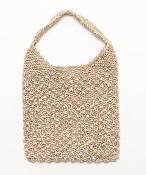 CURI BISCUI(キュリ ビスキュイ)の「メタリックヤーン編み ワンハンドルバッグ(ハンドバッグ・レディース・ブラック/シルバー/ゴールド・FREE)」の13枚目の写真