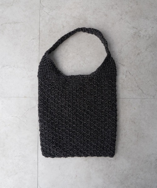 CURI BISCUI(キュリ ビスキュイ)の「メタリックヤーン編み ワンハンドルバッグ(ハンドバッグ・レディース・ブラック/シルバー/ゴールド・FREE)」の15枚目の写真