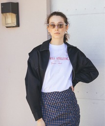 N.（N. Natural Beauty Basic） | ◆ステッチデザインショートブルゾン(ブルゾン)