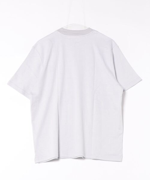 TAKA-Q（タカキュー）の「【コットン100% ストレッチ】タカキュー クルーネック半袖Tシャツ ボーダー（Tシャツ/カットソー・メンズ・ネイビー/ライトグレー・X-LARGE/LARGE/MEDIUM）」の3枚目の写真