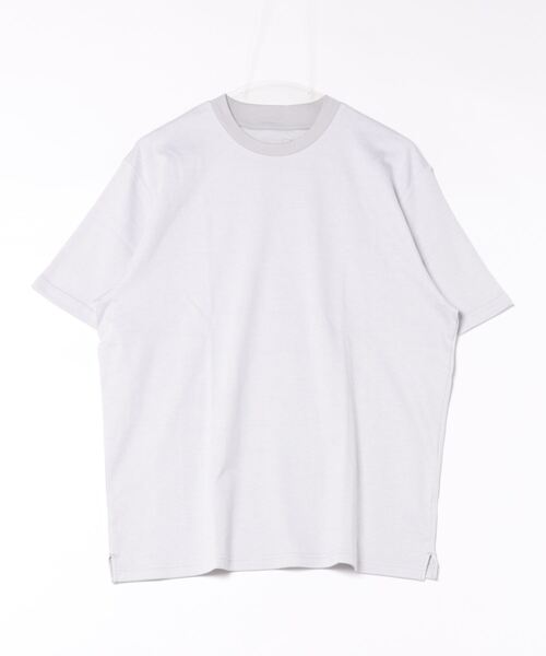 TAKA-Q（タカキュー）の「【コットン100% ストレッチ】タカキュー クルーネック半袖Tシャツ ボーダー（Tシャツ/カットソー・メンズ・ネイビー/ライトグレー・X-LARGE/LARGE/MEDIUM）」の12枚目の写真
