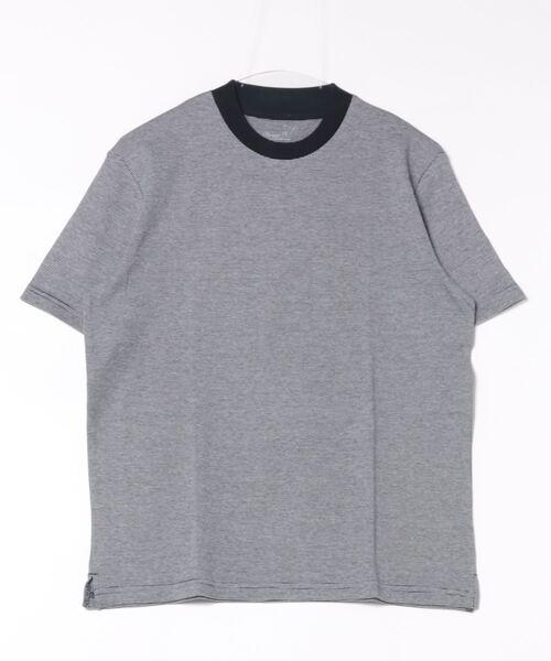 TAKA-Q（タカキュー）の「【コットン100% ストレッチ】タカキュー クルーネック半袖Tシャツ ボーダー（Tシャツ/カットソー・メンズ・ネイビー/ライトグレー・X-LARGE/LARGE/MEDIUM）」の22枚目の写真