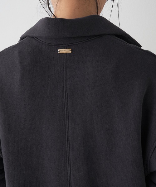 MICA&DEAL（マイカ＆ディール）の「ハーフジップアップ裏毛スウェット