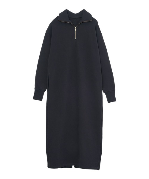 MICA&DEAL（マイカ＆ディール）の「ハーフジップアップ裏毛スウェット