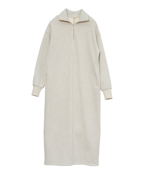 MICA&DEAL（マイカ＆ディール）の「ハーフジップアップ裏毛スウェット