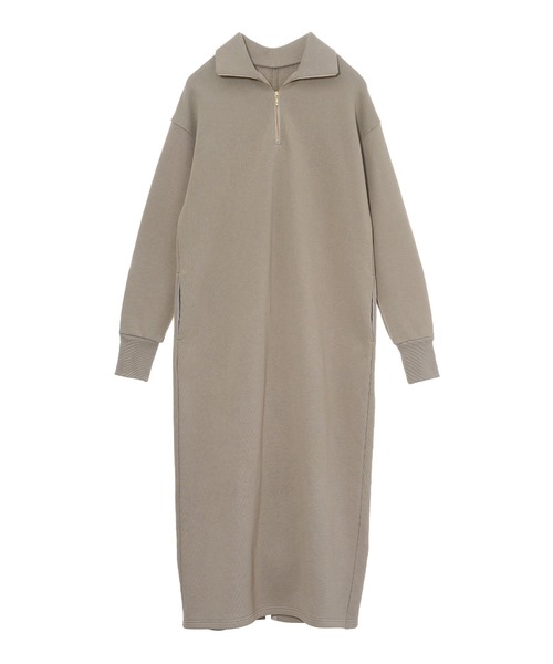 MICA&DEAL（マイカ＆ディール）の「ハーフジップアップ裏毛スウェット