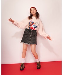 Little sunny bite（リトルサニーバイト）の「【8】【it】【Little Sunny Bite】denim-skirt（スカート）」