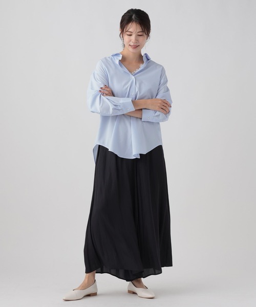 Elura（エルーラ）の「ラク艶イージーパンツ（その他パンツ・レディース・チャコールグレー/グレイッシュベージュ/ネイビー/イエロー/ブルー系その他3/ブラック系その他・MEDIUM/LARGE）」の17枚目の写真