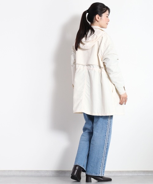 cepo（セポ）の「グログランマウンテンパーカー＜セットアップ可能＞（マウンテンパーカー・レディース・オフホワイト/オリーブ/ベージュ・M）」の5枚目の写真