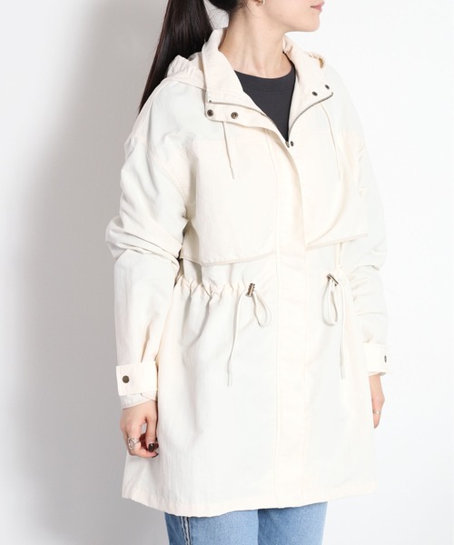 cepo（セポ）の「グログランマウンテンパーカー＜セットアップ可能＞（マウンテンパーカー・レディース・オフホワイト/オリーブ/ベージュ・M）」の22枚目の写真